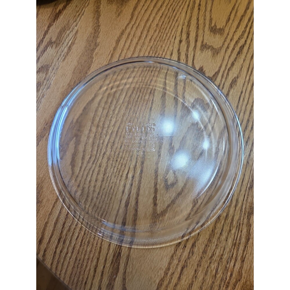 VINTAGE PYREX #209 CLEAR 9 INCH PIE PLATE set of 2